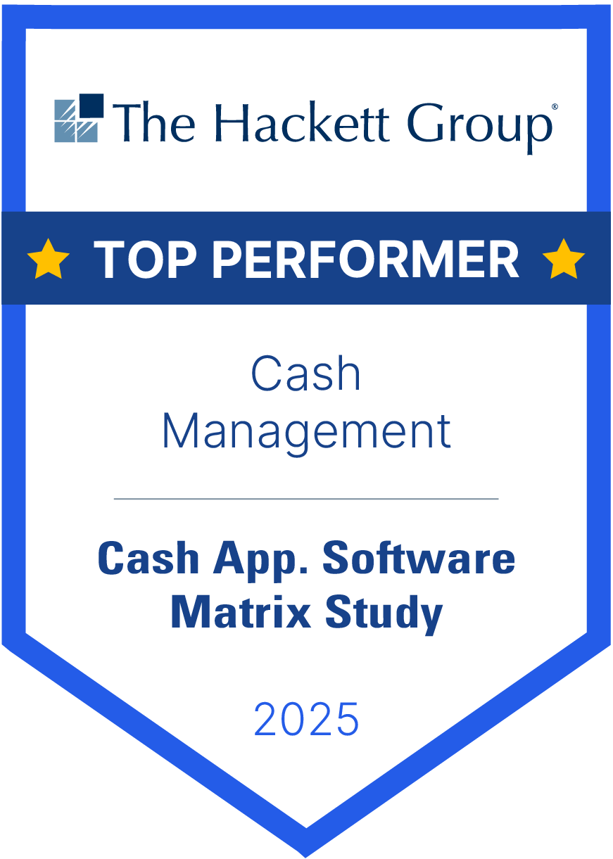 Hacket Group Badge: Top Performer: Cash Management