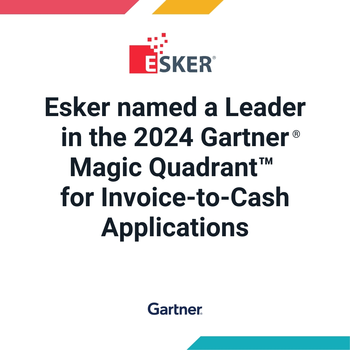 Esker Named a Leader in the 2024 Gartner® Magic Quadrant™ for Invoice